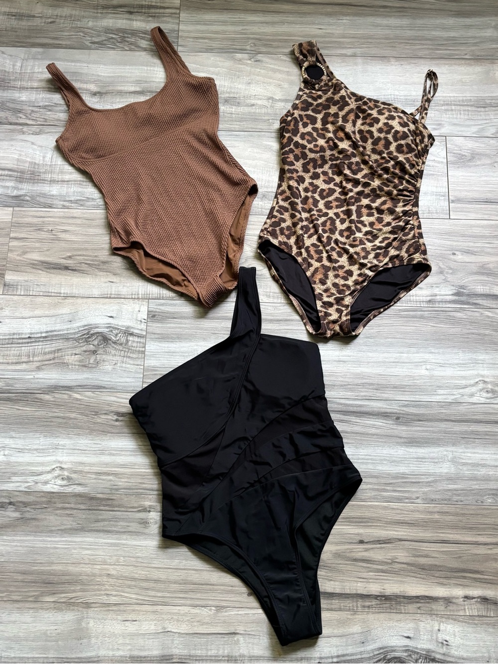 Bundle of 3 One-Piece Bathing Suits - Women’s size Medium